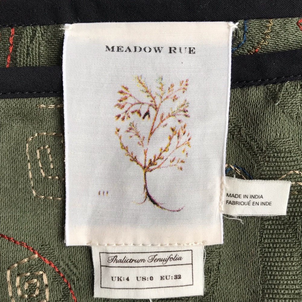 NEW Anthropologie Meadow Rou Skirt Size 4 NEW!! - Picture 6 of 8